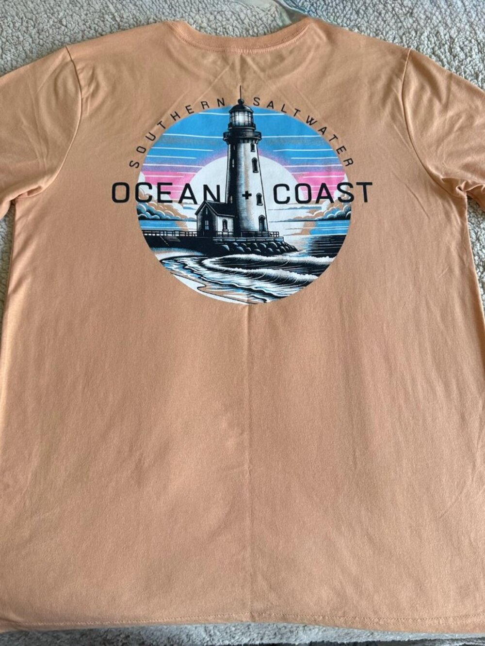 Ocean + Coast Clothing Men's Orange T-shirt - Size XL - Picture 1 of 10